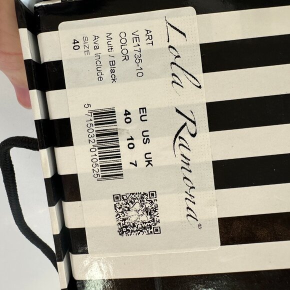 Lola Ramona 40 (Roughtly size 9.5) Shoes Heels New in Box Adorable~! - Picture 8 of 8